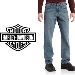 Harley Davidson Traditional Fit Straight Jeans